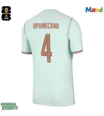 Frankrig Dayot Upamecano #4 Replika Udebanetrøje VM 2026 Kortærmet